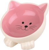Happy Pet Kattenbak Orb Keramiek 16,5 X 8 Cm Crème/roze