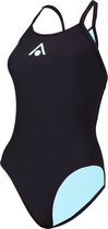 Aquasphere Essential Wide Back - Badpak - Dames - Zwart/Blauw - 38