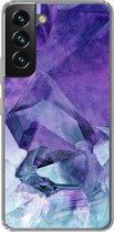 Geschikt voor Samsung Galaxy S22 Plus hoesje - Mineralen - Natuursteen - Kristallen - Siliconen Telefoonhoesje