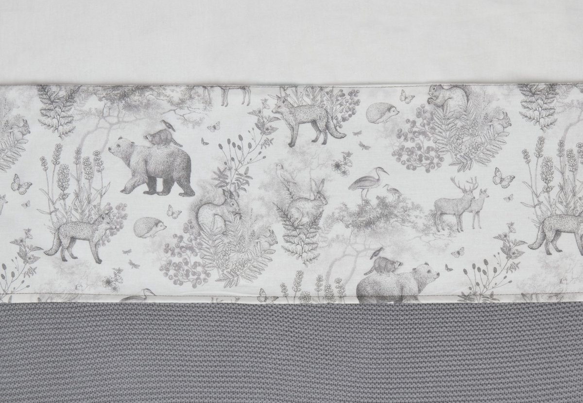 Jollein Laken Ledikant 120x150cm Pimpelmees - Forest Animals Jollein Laken Ledikant 120x150cm Pimpelmees - Forest Animals