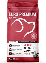 4x Euro-Premium Senior Lam - Rijst 3 kg
