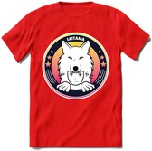 Saitama T-Shirt | Wolfpack Crypto ethereum Heren / Dames | bitcoin munt cadeau - Rood - XL