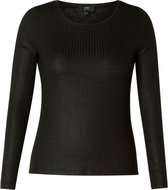 YEST Yamara Essential Jersey Shirt - Black - maat 36