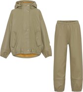 Molo - Waterdichte regenset voor kinderen - Zet - Kakigroen - maat 122-128cm