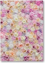 Rozenmix - 50x70 Poster Staand - Bloemen