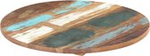 vidaXL Tafelblad rond 25-27 mm 80 cm massief gerecycled hout