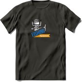 Fishing Equipment - Vissen T-Shirt | Grappig Verjaardag Vis Hobby Cadeau Shirt | Dames - Heren - Unisex | Tshirt Hengelsport Kleding Kado - Donker Grijs - XXL