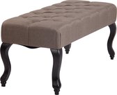 Elegante Zitbank Rovaniemi Stof DA 100 cm, Taupe