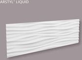 3d muurpaneel NMC LIQUID ARSTYL Noel Marquet Wandpaneel Sierelement modern design wit 0,43 m2