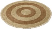 Tapijt | riet | naturel | 120x120x (h)1 cm