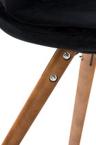 Bezoekers - Vergaderstoel Stevns Velvet Round legs WAL, Grijs