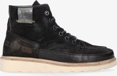 Yellow cab | Wings 4-b black low lace up boot -  prefabricated sole with natural welt | Maat: 40
