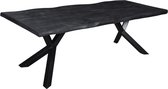 Mercury collection dinning table with y leg (black) 160x90x78-mdt16090blk