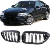 Grill Nieren Dubbele Spijl M Performance Look Mat Zwart Bmw 5 Serie G30 G31 Sedan Touring 520 528 530 535 540 550