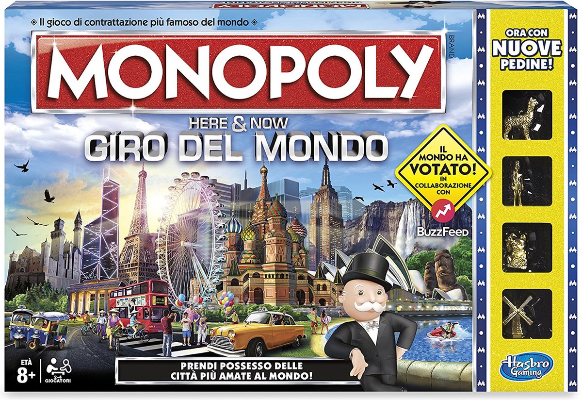 Hasbro Monopoly Giro del Mondo Bordspel Strategie