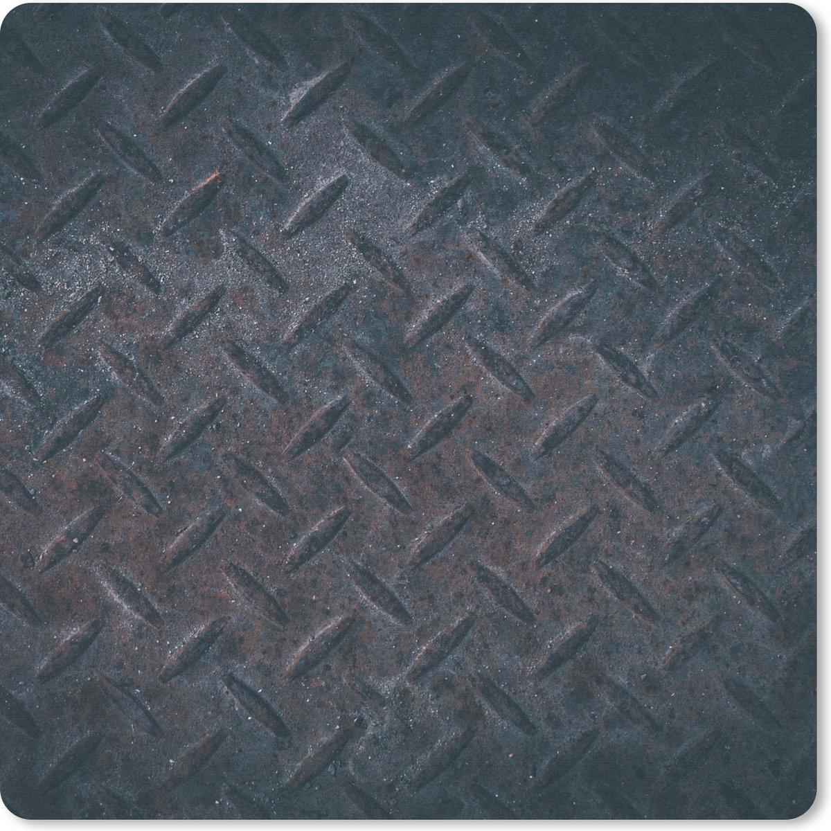 Muismat 20x20 cm - Mousepad IJzer - Platen - Roest print - Muismatten