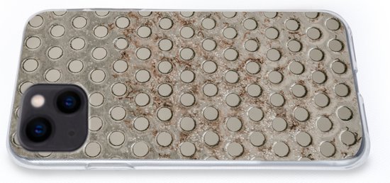 Coque iPhone 13 mini - Rouille - Clous - Fer - Siliconen
