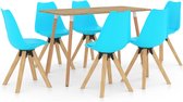Decoways - 7-delige Eethoek blauw