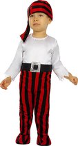 FUNIDELIA Piraten kostuum voor baby - 12-24 mnd (81-92 cm) - Wit