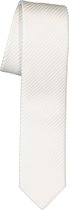 OLYMP smalle stropdas - off white gestreept -  Maat: One size