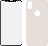Mobilize Edge To Edge Gehard Glas Ultra-Clear Screen + Back Protector voor Apple iPhone X - Wit