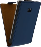 Mobilize Ultra Slim Flip Case LG Optimus L3 E400 Dark Blue