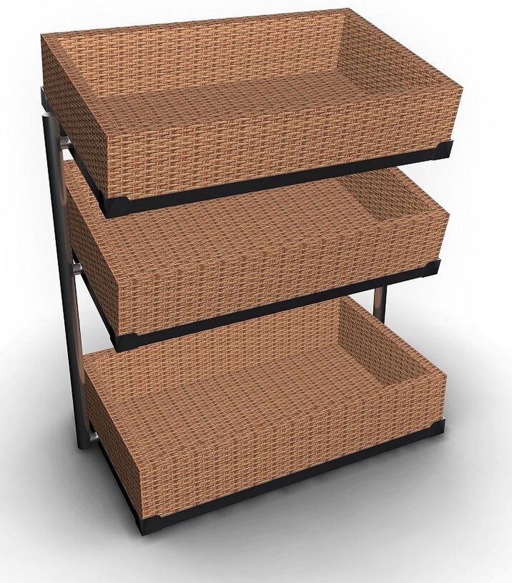 Combisteel Broodmanden Etagere 3 Hoog Breed | 7013.2300