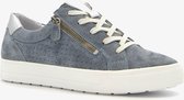 Hush Puppies suede dames sneakers - Blauw - Maat 40 - Uitneembare zool