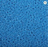 Filterschuim 100x50x5 cm - Filtermateriaal -  grof blauw