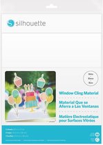 Silhouette | Printbaar Window Cling (Statische Raamfolie) | Wit | 5 vellen