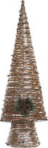 LuxuryLiving - Kerstboom - DKD Home Decor - Rotan - LED - 32 x 18 x 100 cm - Koper Natuurlijk