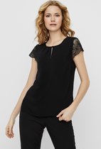 Vero Moda VMNINA SS LACE TOP GA NOOS Dames T-Shirt - Maat XL