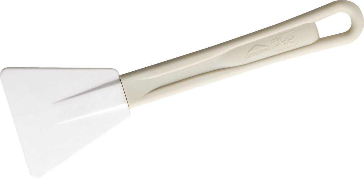 Spatel PA+ wit siliconen driehoek 25 cm - Paderno