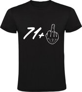 72 jaar Heren t-shirt | verjaardag | feest | grappig | cadeau | Zwart