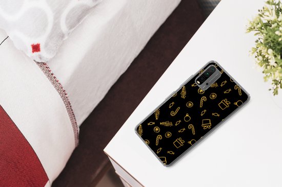 Coque de téléphone compatible avec Xiaomi compatible avec Redmi 9T - Noël - Cadeau - Snoep - Coque de téléphone en Siliconen Coque de téléphone