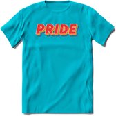 Pride T-Shirt | Grappig LHBTIQ+ / LGBTQ / Gay / Homo / Lesbi Cadeau Shirt | Dames - Heren - Unisex | Tshirt Kleding Kado | - Blauw - XL