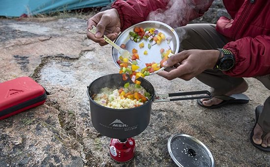 MSR Ceramic Pot 2,5L - Lichtgewicht kampeerpan met anti-aanbaklaag — afbeelding 4