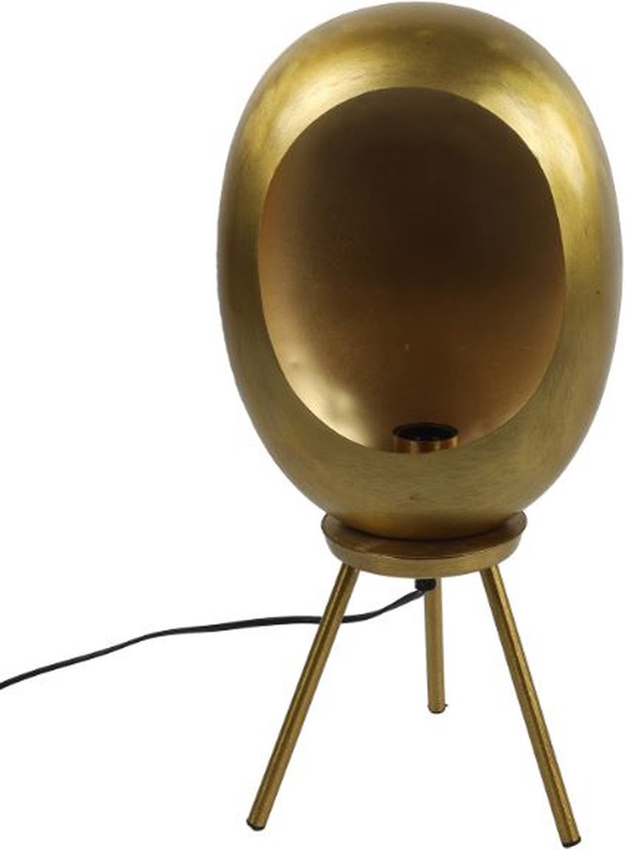 Non-branded Staande Lamp Eggy 25w 24,5 X 52,5 Cm E27 Staal Goud