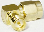 Acceltex Solutions ATS-RPSMAJ-RPSMAP-RA HAAKSE RPSMA-BUS NAAR RPSMA-STEKKER ADAPTER Adapter