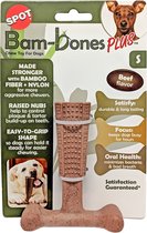 Spot Bam-Bones Plus Easy Grip - Veilig Kauwbot voor Honden - Speciaal voor Sterke Kauwers - Verzorgt het Gebit van de Hond - Rund of Kip - S/M/L - Maat: Small, Smaak: Rund