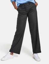 GERRY WEBER Dames Broek van flanel Grau-Melange-44