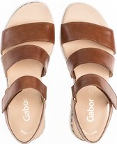 Gabor 84.660.24 Dames Sandalen - Cognac-bruin