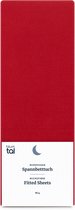 Blumtal Hoeslaken - Microfiber Hoeslakens - 180 x 200 x 30cm - Katoen - Rood