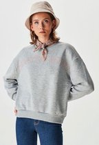 LTB Trui Yipeko 61124  203 Grey Mel Dames Maat - M