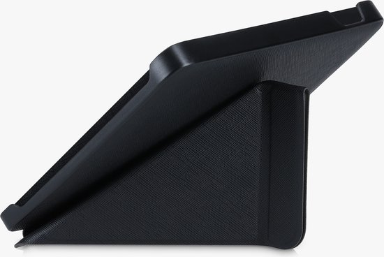 kwmobile e-reader hoesje geschikt voor Kobo Libra 2 hoes - Ereader flip case met standaard - E reader cover van kunstleer - In zwart van Merkloos — afbeelding 2