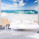 Zelfklevend fotobehang - Photo wallpaper – By the sea.