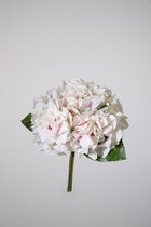 Kunstbloem - Hydrangea - hortensia - topkwaliteit decoratie - 2 stuks - zijden bloem - Roze - 26 cm hoog