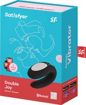 Satisfyer Double Joy Koppel Vibrator- Zwart