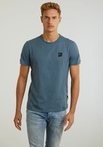 Chasin' T-shirt Eenvoudig T-shirt Appollo Blauw Maat S