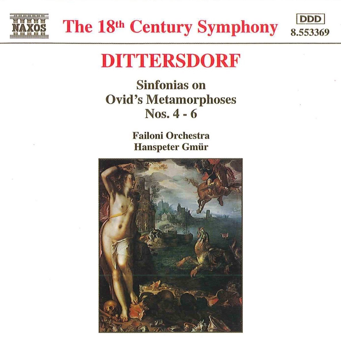 Failoni Orchestra, Hanspeter Gmür - Von Dittersdorf: Sinfonias On Ovid's Metamorph. 4-6 (CD)